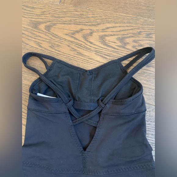 Ivivva by Lululemon Pulse On Pointe Leotard 2 Black Luxtreme Girls size 6 - Picture 4 of 5